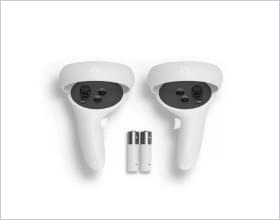 Two Touch Controllers & AA Batteries image